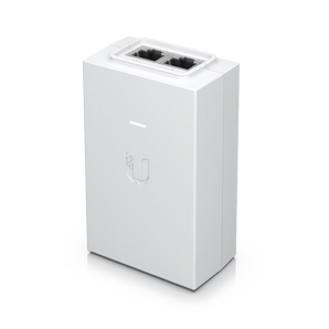 O PoE-24-30W-G-WH é um injetor PoE passivo de 24V da Ubiquiti - POE-24-30W-G-WH
