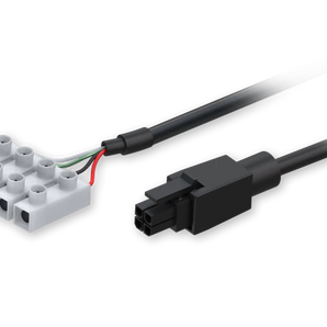 Cabo de alimentação Teltonika PR2FK20M de 2 m com conector de 4 pinos para terminal de parafuso. Compatível com routers e gateways Teltonika Networks - PR2FK20M