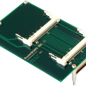Placa de expansão (daughterboard) Mikrotik RB502. Adiciona 2 slots miniPCI à sua RouterBOARD RB800, permitindo um total de 6 slots miniPCI. - RB502