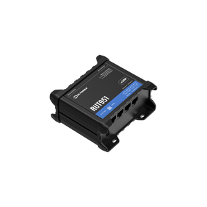 Teltonika RUT951. Router Industrial 4G LTE Cat 4. Dual SIM com Auto-Failover. 4x Portas Ethernet com suporte PoE+ (1x In, 3x Out). Wi-Fi 4. RutOS, Modbus, MQTT. Ideal para CCTV e IoT. - RUT951B10J00