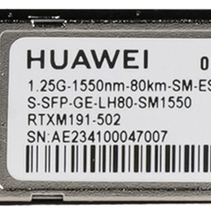 Módulo ótico Huawei eKit S-SFP-GE-LH80-SM1550. eSFP 1GBASE-ZX (Single-Mode) para 80km (1550nm). Conector LC. PN 02317348. - S-SFP-GE-LH80-SM1550