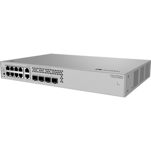 8xGE PoE+, 2x2.5GE PoE+ (128W), 2x10G SFP+, 2x2.5G SFP. Layer 3, 76 Gbit/s. Design fanless. - S310S-10PN4JX