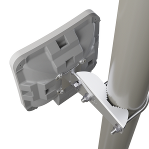 Suporte de montagem e alinhamento da MikroTik, concebido para a série SXTsq. Permite ajustes finos até 45 graus para uma ligação Ponto-a-Ponto perfeita. - SXTSQ-MOUNT