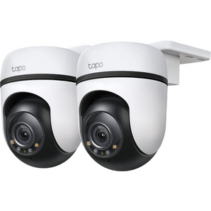 Pack de 2 Câmaras TP-Link Tapo C510W. Resolução 2K (3MP). Rotação 360° Pan/Tilt. Visão Noturna a Cores até 30m. Deteção de Pessoas e Motion Tracking. IP65. - TAPO C510W(2-PACK)