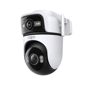 TP-Link Tapo C545D. Câmara Exterior de Dupla Lente (2K Wide + 2K Telephoto). Rastreio Dinâmico Inteligente. Zoom até 10.8x. Wi-Fi 6 e Ethernet. Detecção AI Gratuita. - TAPO C545D