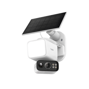 TP-Link Tapo C615F KIT. Câmara Pan/Tilt 360° com Holofote de 800 Lumens. Resolução 2K 3MP. Painel Solar incluído (Sem fios). Detecção AI e Rastreio Inteligente. - TAPO C615F KIT