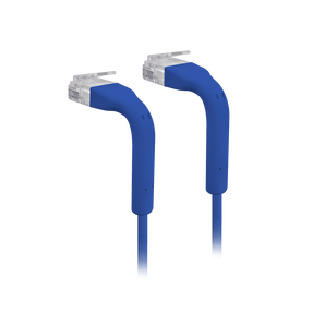 Azul, com 1 metro. Design ultra fino de 3 mm. - U-CABLE-PATCH-1M-RJ45-BL