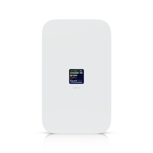 Router 5G de alta performance (3.4 Gbps). Porta 2.5 GbE, PoE, Dual SIM/eSIM e ecrã tátil. Failover perfeito para UniFi. - U5G-MAX
