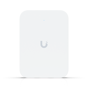 Ponto de acesso Wi-Fi 7 de parede com 4 fluxos espaciais e um switch PoE de 2.5 GbE integrado, concebido para ambientes de hotelaria. - U7-IW