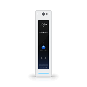 Leitor de acessos de 2ª geração da Ubiquiti. O UniFi G2 Pro oferece acesso por NFC e PIN, intercomunicador de vídeo e um ecrã tátil de 4.7". - UA-G2-PRO