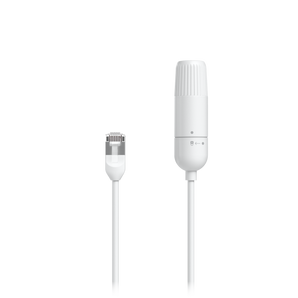 Extensor de cabo de rede Cat 6A ultra-fino da Ubiquiti. Com 15cm e tampa à prova de água (IPX6), é ideal para instalações em espaços apertados e no exterior. - UACC-CABLE-EXTENDER-C6A
