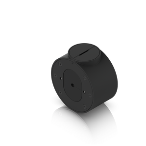 Caixa de derivação (junction box) compacta e resistente a vandalismo para câmaras UniFi G5 Ultra e G6 Bullet. Melhora a durabilidade e a estética da instalação. - UACC-CAMERA-CJB-B