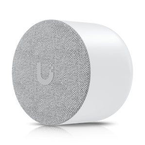 Campainha (chime) "plug-and-play" da Ubiquiti para os sistemas UniFi Protect e Access. Alimentada por PoE, oferece alertas sonoros e visuais. - UACC-CHIME-POE