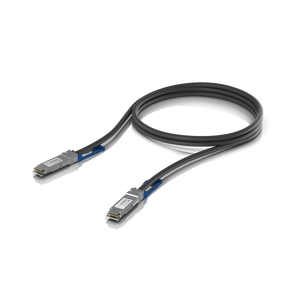 Cabo de ligação direta QSFP28 com uma taxa de dados máxima de 100 Gbps. - UACC-DAC-QSFP28-3M