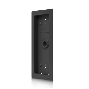 Suporte de montagem de embutir ("flush mount") para o UniFi Access Intercom. Oferece a instalação mais discreta e elegante possível em paredes. - UACC-INTERCOM-FM