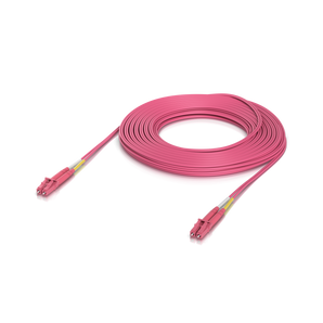 Cabo de fibra óptica multi-modo OM4 para interior, com conectores duplex LC UPC, com 15 metros - UACC-OFC-M2-LULU-15M
