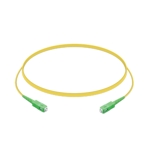 Possui um conector SC/APC numa extremidade do cabo e um conector SC/APC na outra extremidade para o ajudar a construir a sua rede GPON, 1,5m. - UACC-OFC-SM-PATCH-APC-APC
