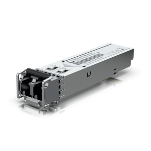 Ubiquiti UACC-OM-MM-1G-D. Transcetor SFP 1 Gbps. Fibra Ótica Multi-Mode até 550m. Conector LC Duplex UPC. Comprimento de onda 850nm. Baixo consumo. - UACC-OM-MM-1G-D