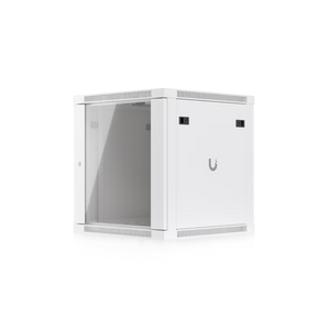 Ubiquiti UACC-RACK-12U-WALL-600-G. Bastidor de Parede 12U. Design Premium Branco. Totalmente Montado. Inclui Ventoinhas e Painéis Removíveis. Carga máx. 80kg. - UACC-RACK-12U-WALL-600-G