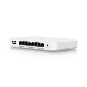 Bridge WiFi 7 de alta capacidade com switch PoE+ integrado (1x 10G, 7x 2.5G). Ideal para uplinks sem fios. - UDB-SWITCH
