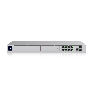 O gateway de segurança "tudo-em-um" da Ubiquiti. O UDM-Pro integra Cloud Gateway 10G, switch de 8 portas e NVR para gerir toda a sua rede UniFi. - UDM-PRO