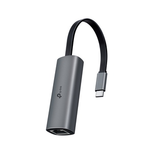 Adicione uma porta Ethernet de 2.5 Gigabit ao seu portátil ou tablet com o adaptador USB-C UE302C da TP-Link. Ideal para streaming 4K/8K e downloads rápidos. - UE302C