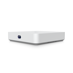 Gravador de vídeo em rede (NVR) compacto da Ubiquiti com switch PoE de 6 portas e saída HDMI (Viewport) integrados. Suporta 1 disco 3.5" e até 15 câmaras. - UNVR-INSTANT