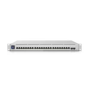 Switch PoE Layer 3 com (12) portas 2.5GbE, 802.3at PoE+, (12) GbE, 802.3at PoE+ e (2) 10G SFP+ - USW-ENTERPRISE-24-POE