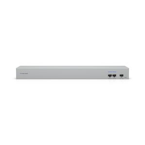 Switch WAN 10G SFP+ que liga dois Gateways UniFi em Modo de Alta Disponibilidade (Shadow Mode) a um único fornecedor de internet (ISP). - USW-WAN