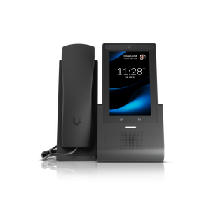 Telefone de secretária de nova geração para UniFi Talk. O G3 Touch Pro oferece um ecrã tátil HD de 5", câmara de 5MP, Wi-Fi e Bluetooth integrados. - UTP-G3-TOUCH-PRO