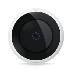 Câmara panorâmica 360° da Ubiquiti com resolução 2K e PTZ digital. A UVC-AI-360 oferece uma vigilância total, deteções por IA e resistência a vandalismo IK08. - UVC-AI-360-W
