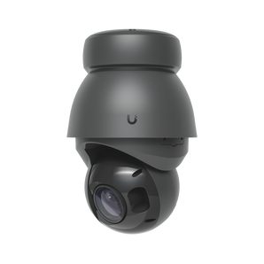 Câmara PTZ 4K de nível industrial da Ubiquiti. A AI PTZ Precision oferece um zoom ótico de 31x, autofocus LiDAR, visão noturna de 100m e reconhecimento por IA. - UVC-AI-PTZ-PRECISION-B