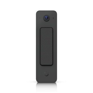 Campainha vídeo UVC-Doorbell-B (Preta). Resolução 5MP vertical (3:4), áudio bidirecional e visão noturna (5m). Alimentada por PoE e gerida pelo UniFi Protect. - UVC-DOORBELL-LITE-B