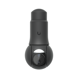 Câmara 4K de lente dupla para todas as condições climatéricas, com zoom híbrido de 10x, sensor de imagem de 1/1.8" com 8MP, motor de IA Multi-TOPS e controlo pan-tilt-zoom de ultra baixa latência para seguimento de movimento. - UVC-G6-PTZ-B