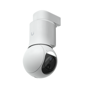 Vigilância total com a câmara PTZ 4K da Ubiquiti. A UniFi G6 oferece zoom híbrido 10x, rotação 350° e deteção inteligente por IA de pessoas e veículos. - UVC-G6-PTZ-W