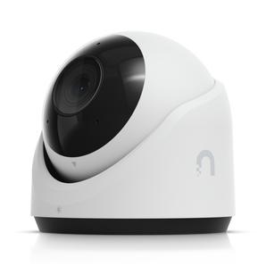 Câmera 4K PoE resistente a intempéries e violações, com sensor de imagem de 1/1,8" e 8MP, motor de IA Multi-TOPs e ajuste manual de 3 eixos para instalação flexível. - UVC-G6-TURRET-W