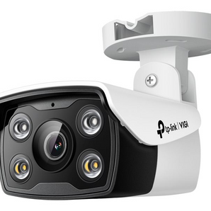 TP-Link VIGI C330 (2.8mm). Câmara Bullet 3MP Super-HD. Visão Noturna a Cores (Full-Color). Deteção AI de Humanos e Veículos. Microfone Integrado. IP67. PoE. - VIGI C330(2.8MM)