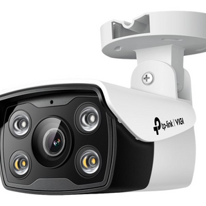 TP-Link VIGI C340 (6mm). Câmara Bullet 4MP com lente de 6mm (Visão Focada). Full-Color Night Vision. Deteção AI de Humanos. Defesa Ativa (Sirene/Luz). Áudio Bidirecional. IP66. - VIGI C340(6MM)