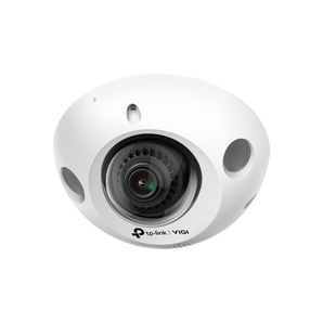 TP-Link VIGI C230I Mini. Câmara Dome discreta para elevadores e ATMs. Resolução 3MP. Antivandalismo IK08. Lente Grande Angular (107°). Deteção AI de Humanos e Veículos. Áudio Bidirecional. - VIGIC230IMINI_2.8MM