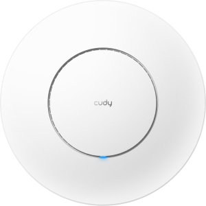 Cudy AP1200. Ponto de acesso Wi-Fi 5 Dual-Band AC1200. Instalação em teto ou parede. Porta Fast Ethernet. Suporta PoE 802.3at/af, PoE Passivo e DC. Design discreto. - AP1200