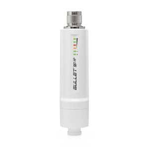 Ponto de acesso exterior 2.4Ghz HighPower, 802.11b/g AP-CPE com tecnologia AirMax - BULLETM2-HP