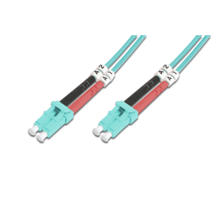 Cabo de fibra ótica duplex LC-LC, MM OM3 50/125µm, 1m. - DK-2533-01/3