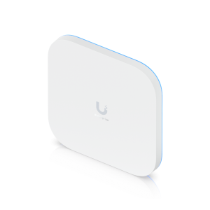 Access Point Enterprise Ubiquiti E7. Tecnologia WiFi 7 (10 Streams). Velocidade até 11.5 Gbps (6 GHz). Uplink 10 GbE + Porta Redundante. Suporta 1000+ clientes. - E7