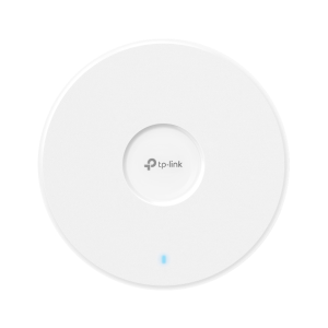 TP-Link Omada EAP772. Access Point de teto Wi-Fi 7 Tri-Band (11 Gbps). Porta de rede 2.5G. Suporta 380+ clientes e banda 6GHz. Gestão centralizada Omada SDN. - EAP772