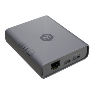 Gateway IoT Industrial Mikrotik KNOT Embedded (EC25-EU&KNe). LTE Cat 4, Bluetooth 5.4, GNSS, eSIM + Nano SIM. 1x Gigabit PoE-In. Ultra-compacto (90x70mm). - EC25-EU&KNE