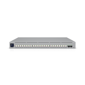 Switch de campus de 24 portas com 16x 10G e 8x 2.5G PoE+++. O ECS-24-PoE oferece uplinks de 25G, PSUs/ventoinhas hot-swap e tecnologia Etherlighting. - ECS-24-POE