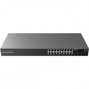 Switch Layer 2+, 16 portas de rede Gigabit PoE e 4 portas SFP Gigabit - GWN7802P