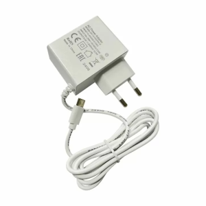 Fonte de alimentação (transformador) USB oficial da MikroTik para o router hAP ax lite. Fornece 5V, 2.4A (12W) com uma ficha europeia (Tipo C) - MT13-052400-E15BG