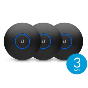 Ubiquiti NHD-COVER-BLACK-3. Pack de 3 capas de personalização em preto (Black) para Access Points U6+, U6-Lite e nanoHD. Integração perfeita na decoração. - NHD-COVER-BLACK-3
