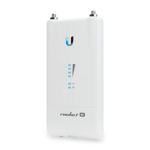 Rádio BaseStation 5GHz Ubiquiti Rocket 5AC Lite. Tecnologia airMAX ac, débito 500+ Mbps. 2x Conectores RP-SMA. Porta Gigabit. Ideal p/ PtP e PtMP. - R5AC-LITE